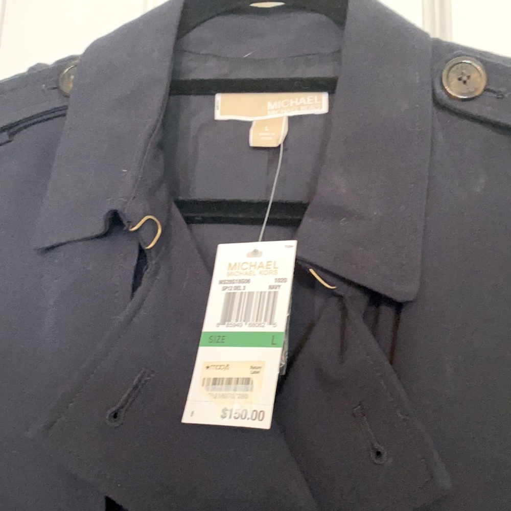 Navy Michael Kors dress size L w/ tags.